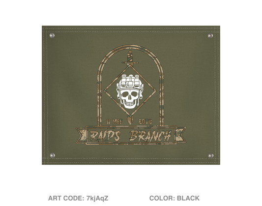 II MEF EOTG, Amphibious Raids Branch Banner Flag - 7kjAqZ