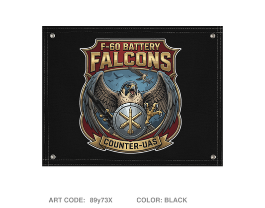 F-60th  Banner Flag - 89y73X