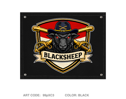 B Trp, 1-124 Cav Store 1 Banner Flag - 99pXC3