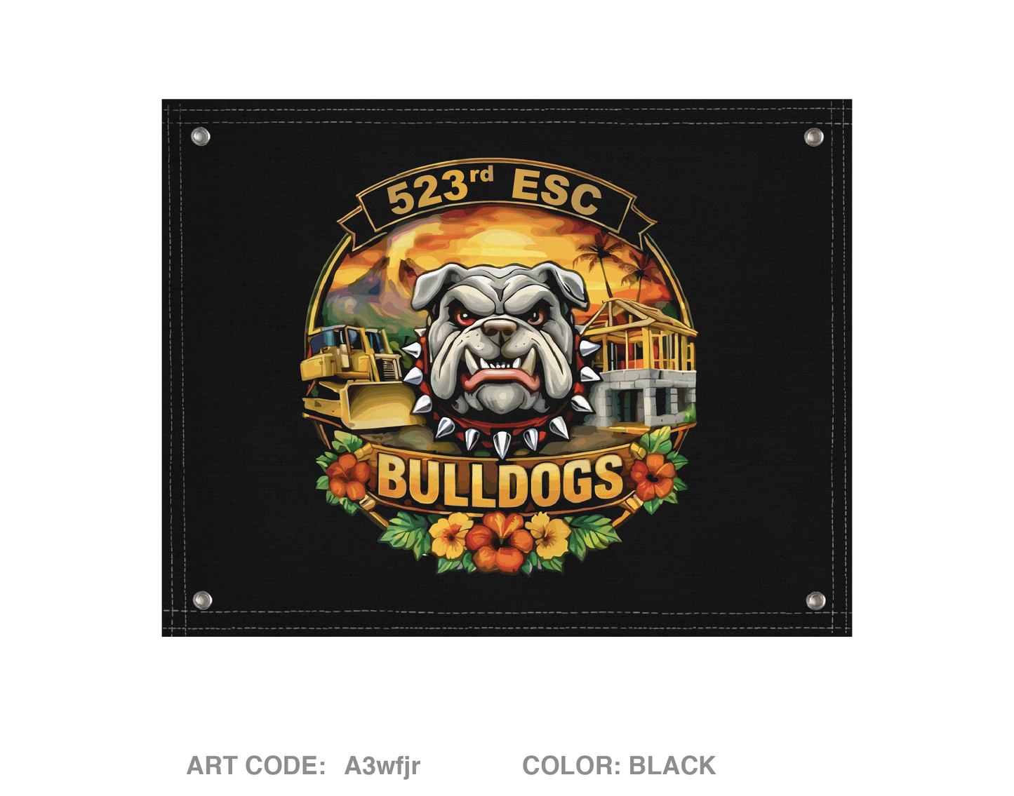 523rd ESC Store 1 Banner Flag - A3wfjr