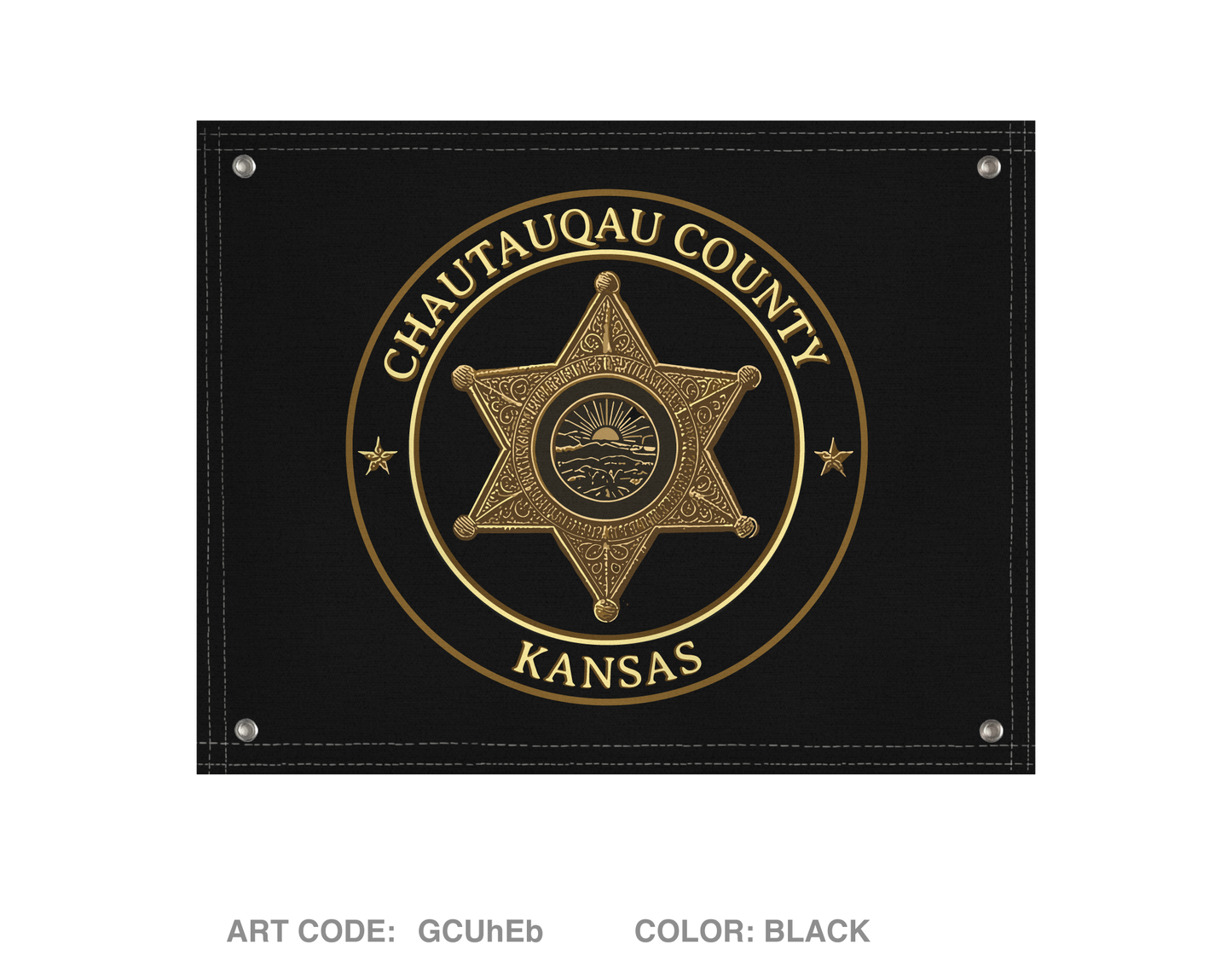 Chautauqau County Sheriffs Office/ Sedan PD Banner Flag - GCUhEb