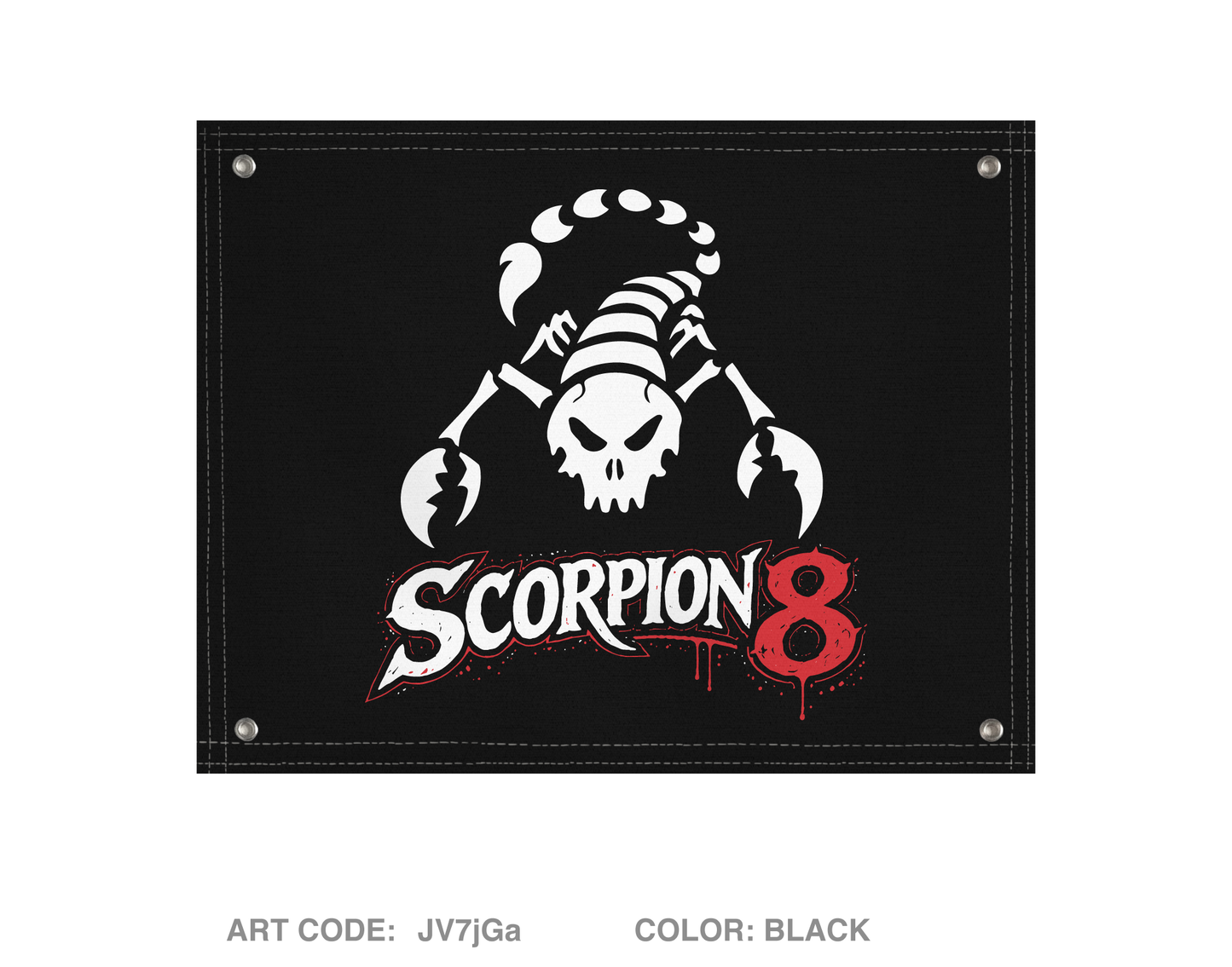 Scorpion 8 Banner Flag - JV7jGa