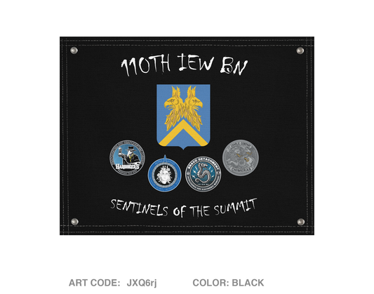 110th IEW BN Banner Flag - JXQ6rj
