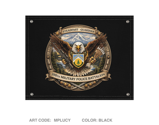 390th MP BN HHD Banner Flag - MPLUCY