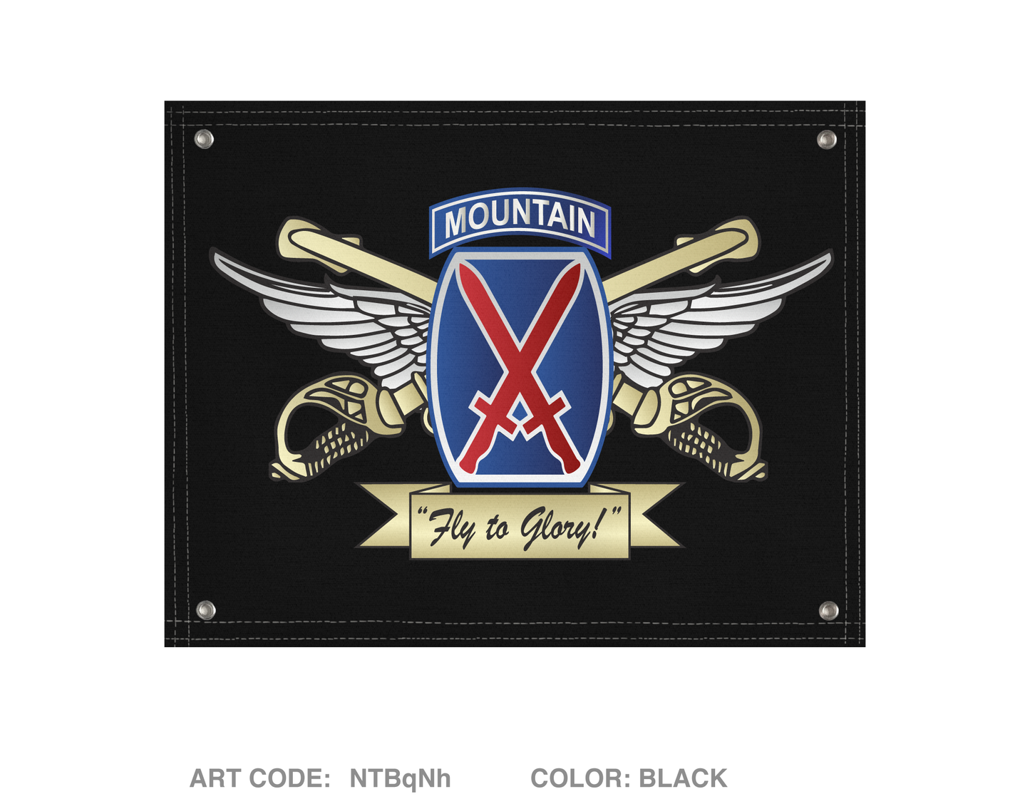 10th Combat Aviation Brigade Fundraising Collection Banner Flag - NTBqNh