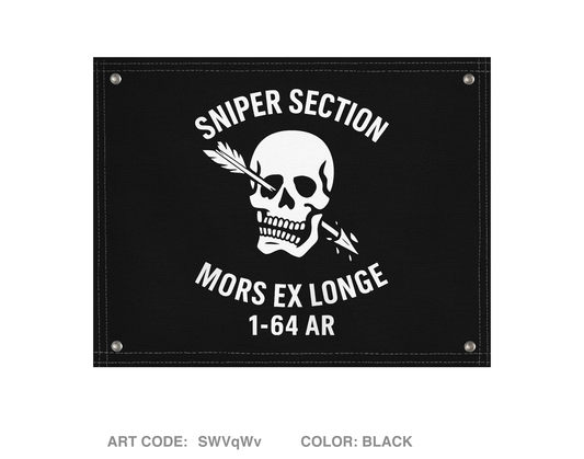 1-64 AR HHC SNIPER SECTION Banner Flag - SWVqWv