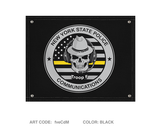 NYSP troop f communications Banner Flag - fveCdM