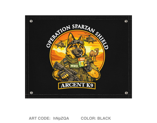 ARCENT K9 Banner Flag - hNpZQA
