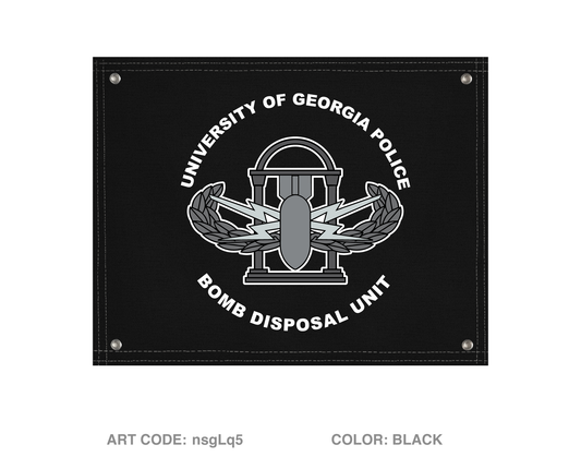 University of Georgia Bomb Disposal Unit Banner Flag - nsgLq5