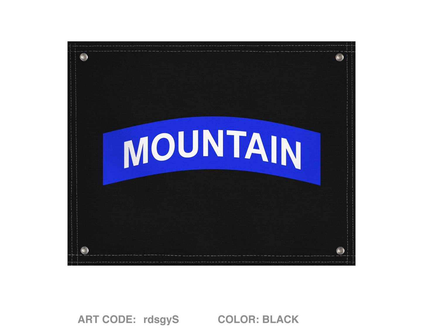 Mountain Training Group Banner Flag - rdsgyS