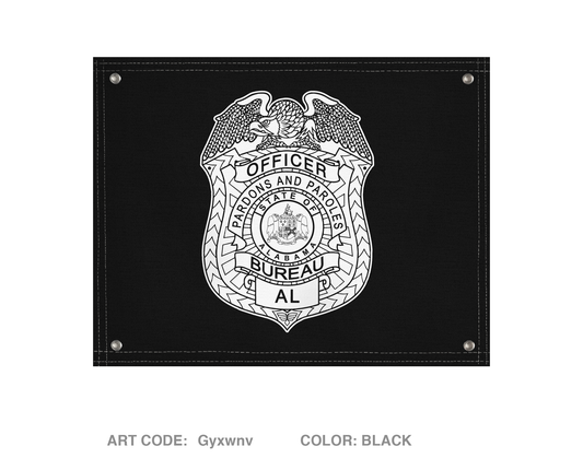 ALABAMA, Bureau of pardons and parole’s Banner Flag - Gyxwnv