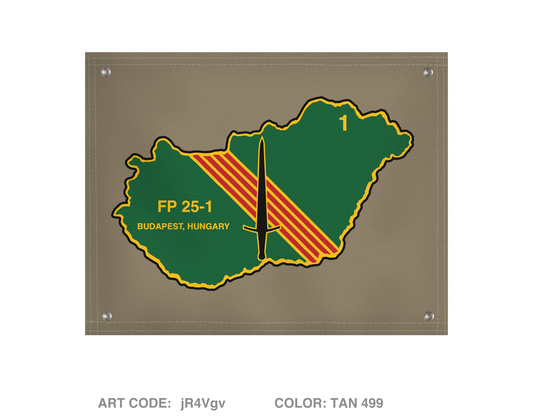 1st BN, 4th SFAB Banner Flag - jR4Vgv