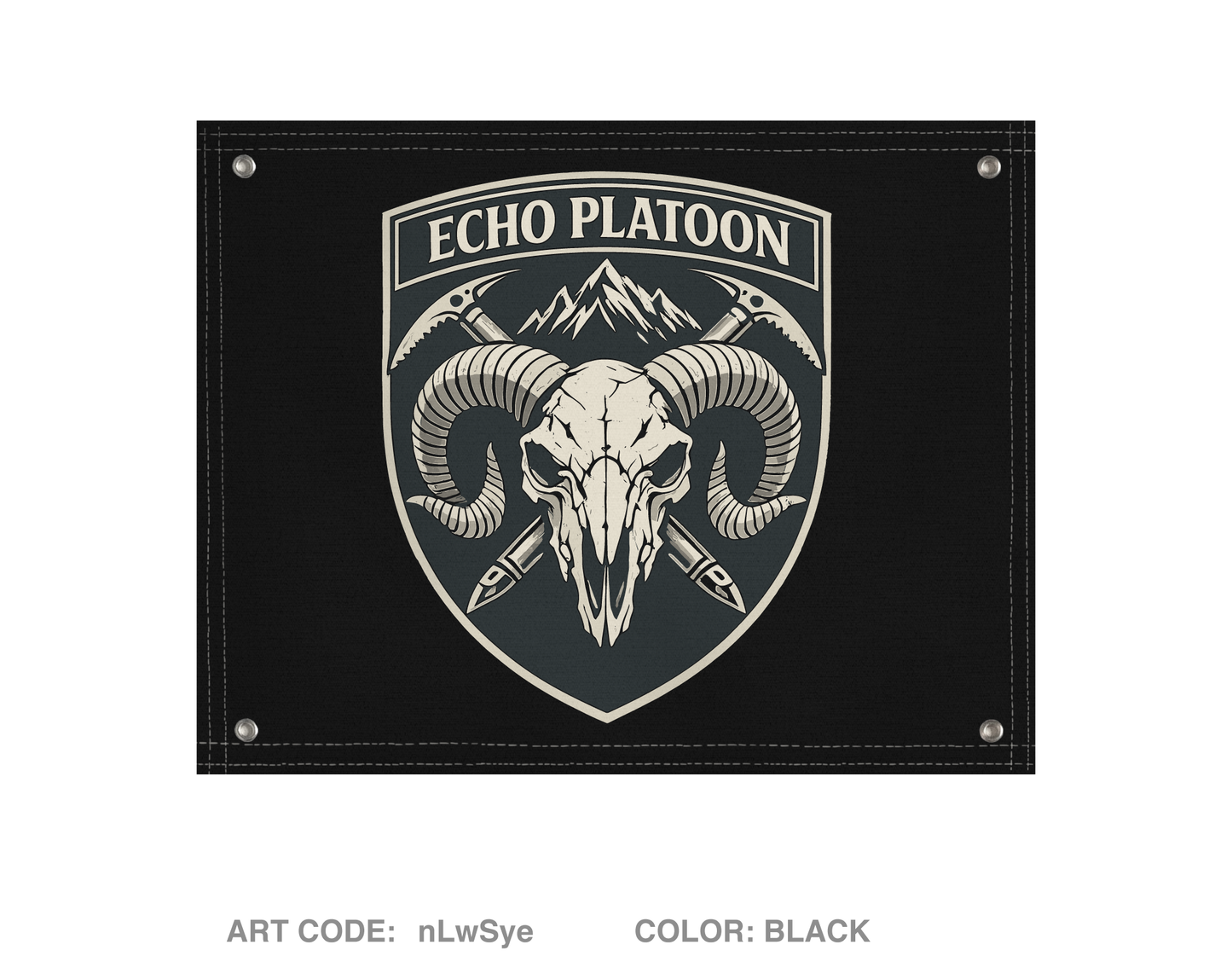 Echo Platoon Banner Flag - nLwSye