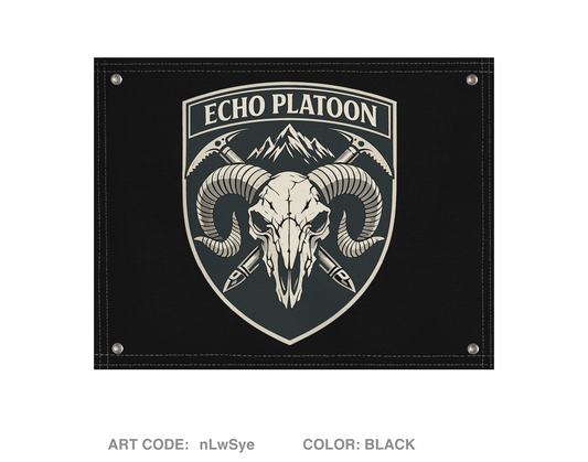 Echo Platoon Banner Flag - nLwSye