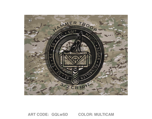 Hammer Troop, 3/2CR Banner Flag - GQLwSD