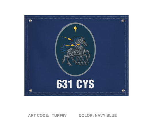 631 Cyberspace Squadron  Banner Flag - TURF6V