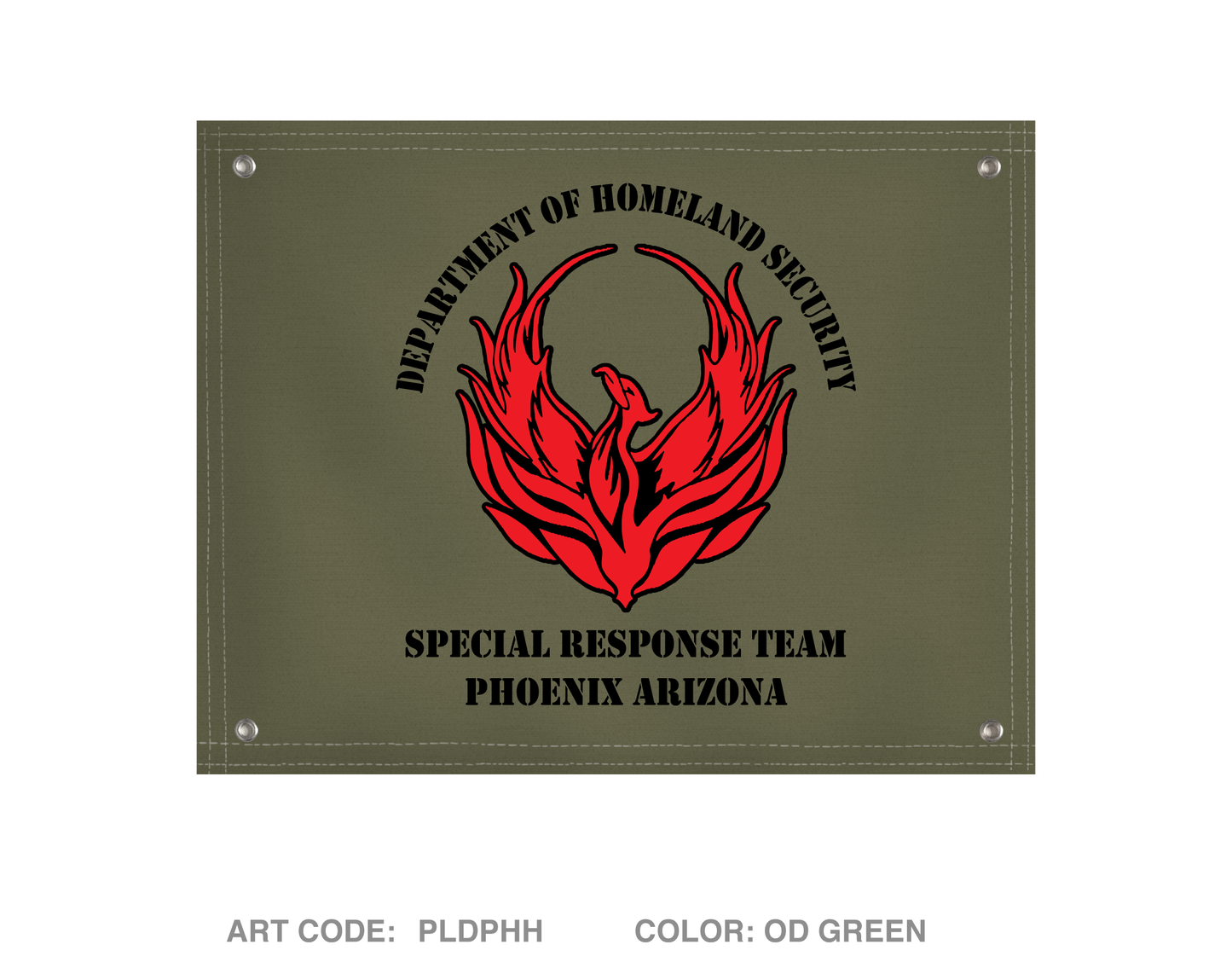 Phoenix Arizona Special Response Team Banner Flag - HX3Yng