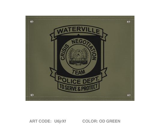 Crisis Negotiation Team Banner Flag - U6jrXf