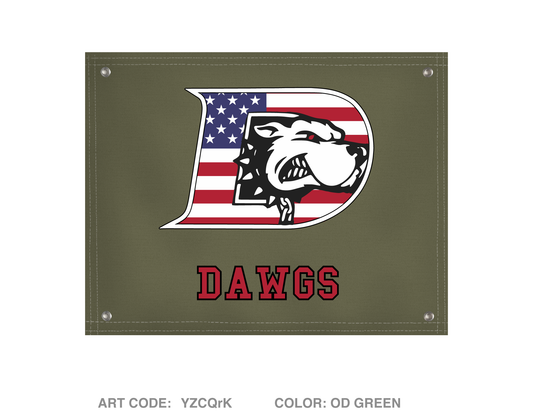 Philadelphia Dirt Dawgs Banner Flag - YZCQrK