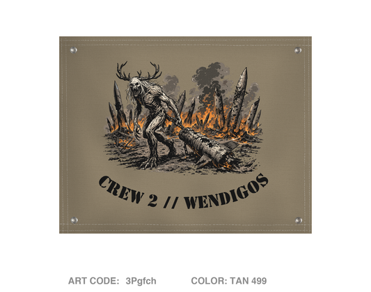Crew 2 // Wendigos Banner Flag - 3Pgfch