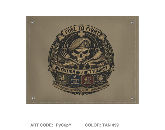 C CO 264th MED BN Banner Flag - PyC6pY