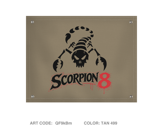 Scorpion 8 Banner Flag - QF9kBm