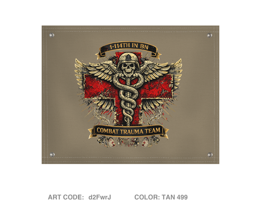 Combat Trauma Team Banner Flag - d2FwrJ