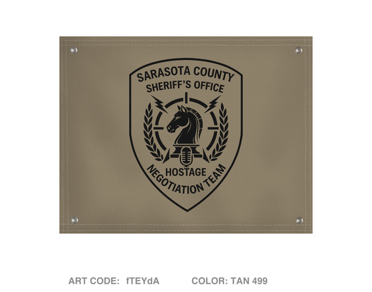 Sarasota County Hostage Negotiations Team Banner Flag - fTEYdA