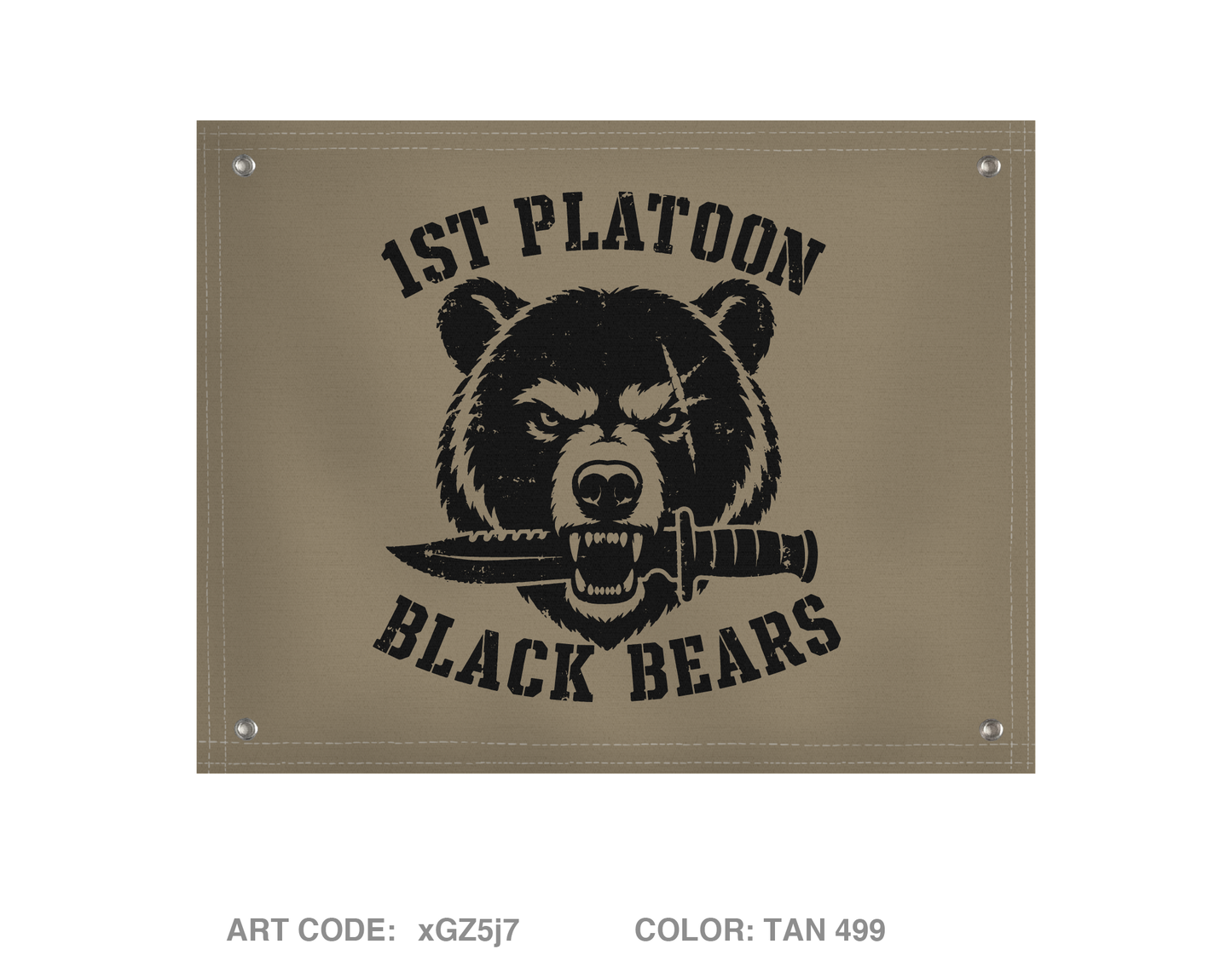 1st Platoon, 94MP Banner Flag - xGZ5j7