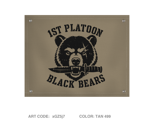 1st Platoon, 94MP Banner Flag - xGZ5j7