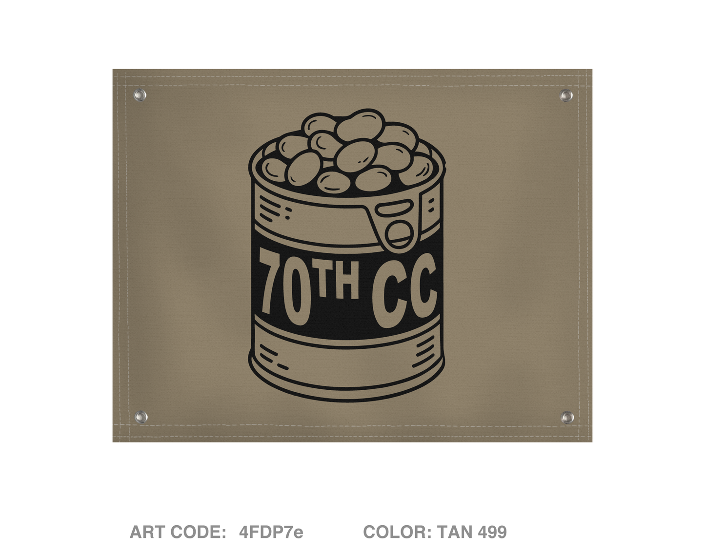 70TH CC Banner Flag - 4FDP7e