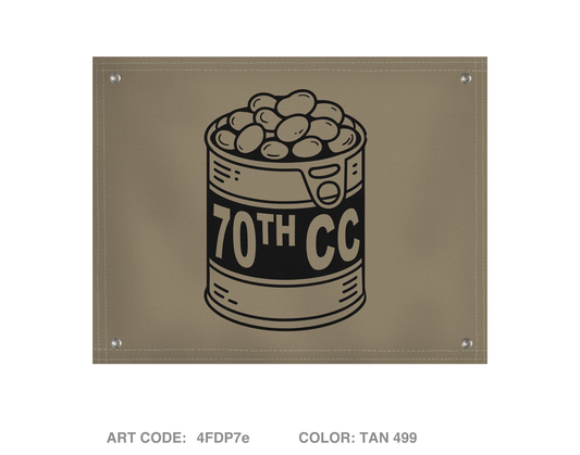 70TH CC Banner Flag - 4FDP7e