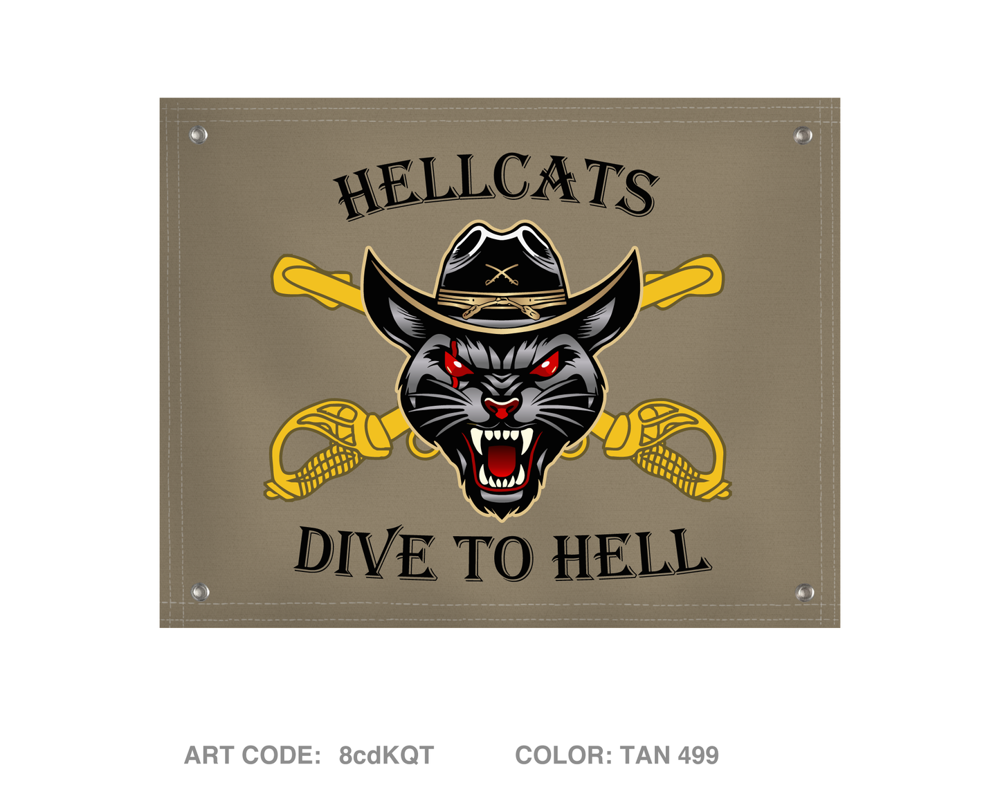 HHT/1-113 CAV Fundraising Collection Banner Flag - 8cdKQT