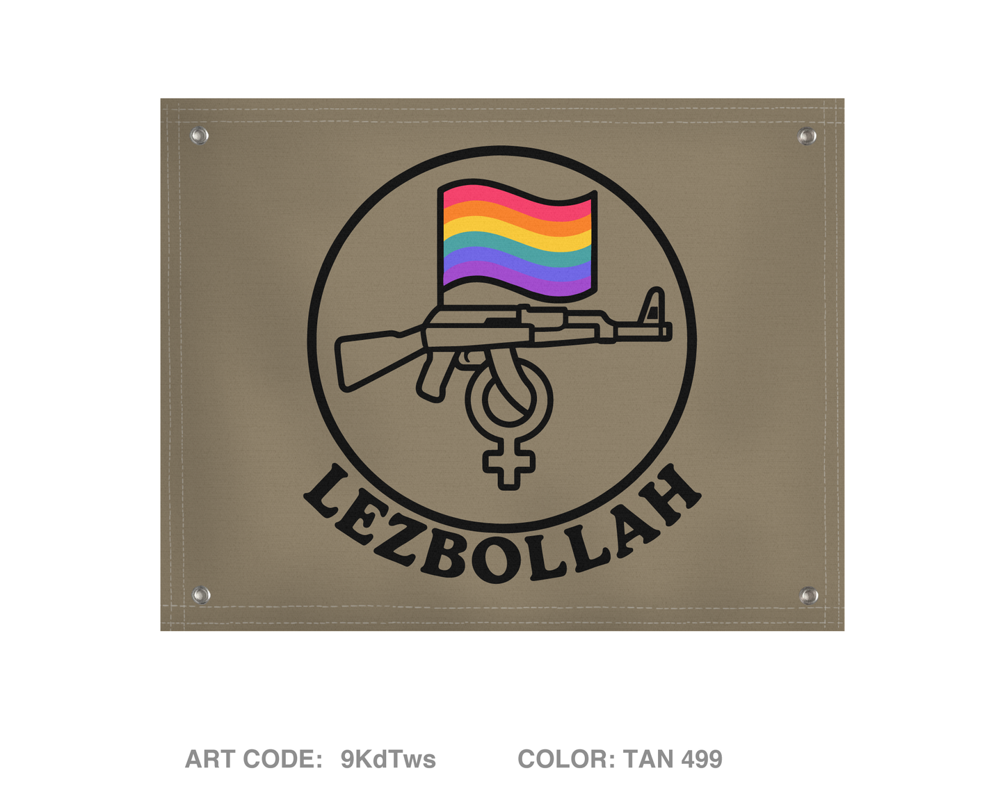 Lezbollah Fundraising Collection Banner Flag - 9KdTws