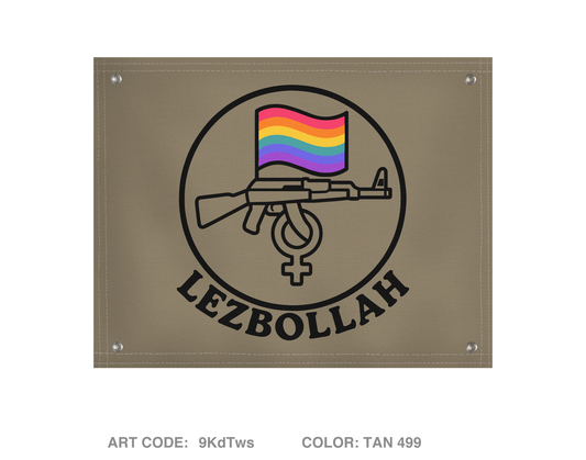Lezbollah Fundraising Collection Banner Flag - 9KdTws
