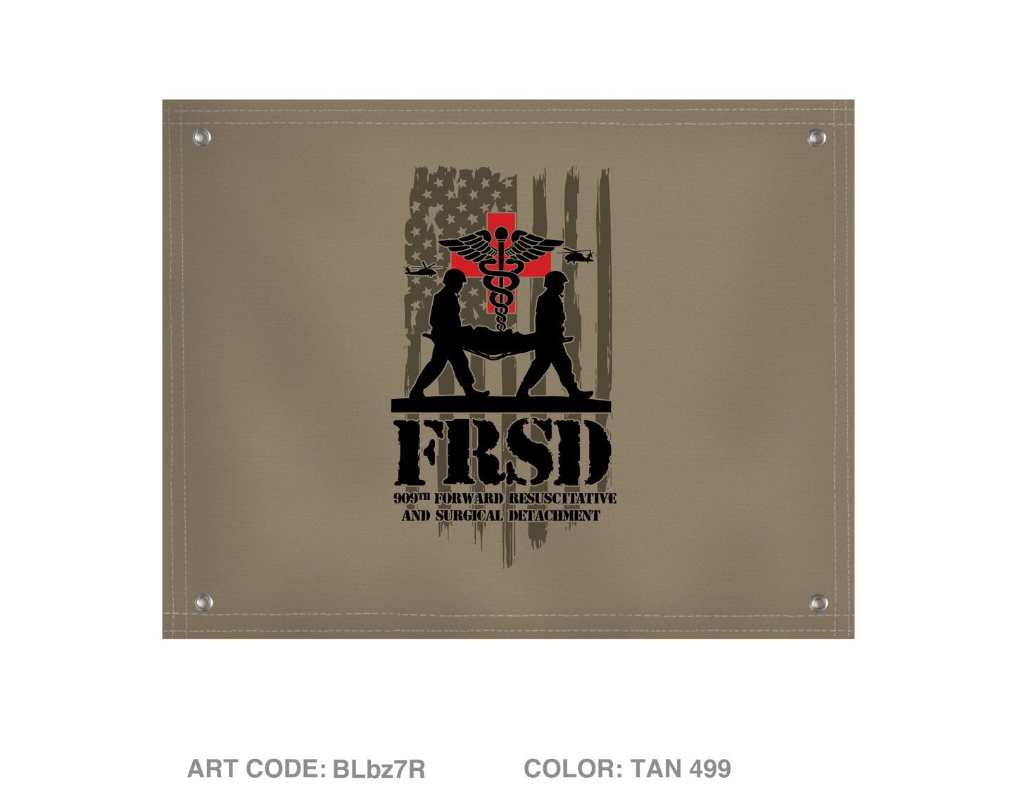 909th FRSD Banner Flag - BLbz7R