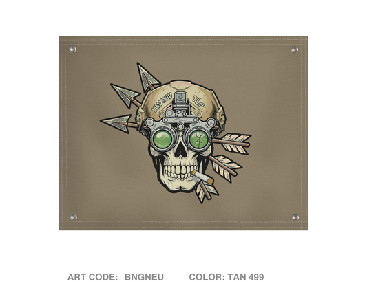 Trench Line Gear Banner Flag - BNGNEU