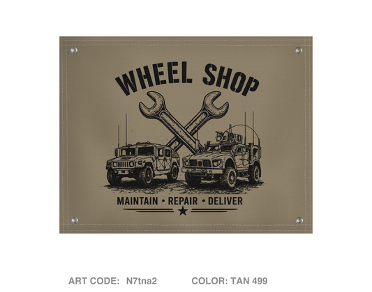 Wheel Shop FMT-W Banner Flag - N7tna2