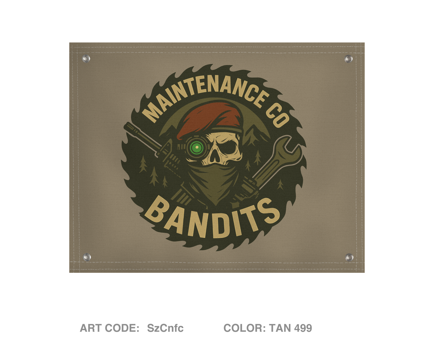 Maint Co. GSB Banner Flag - SzCnfc