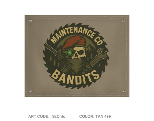 Maint Co. GSB Banner Flag - SzCnfc