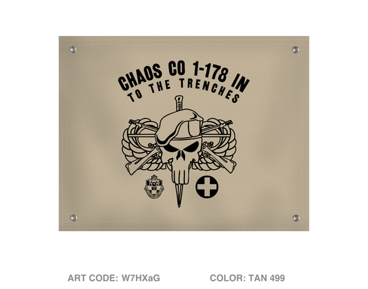 C Co 1-178 IN Banner Flag - W7HXaG