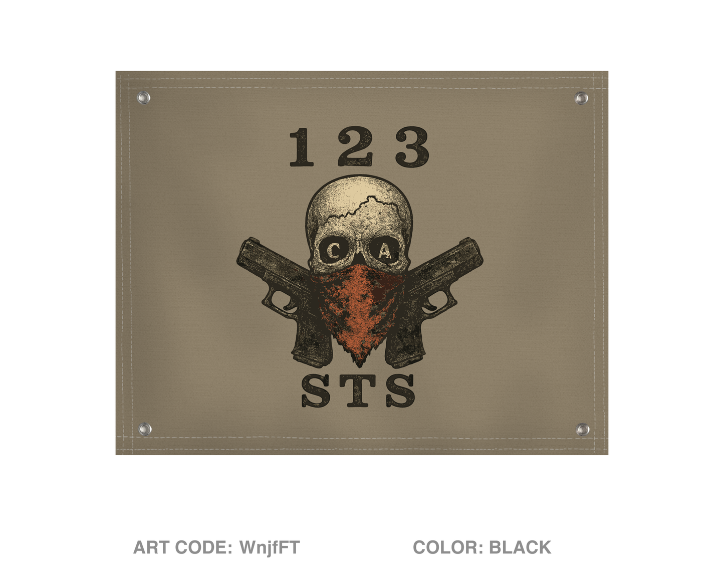 123 STS Banner Flag - WnjfFT