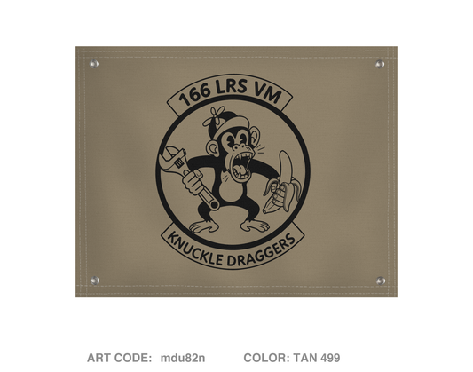 166th Vehicle Maintenance Flight Banner Flag - mdu82n