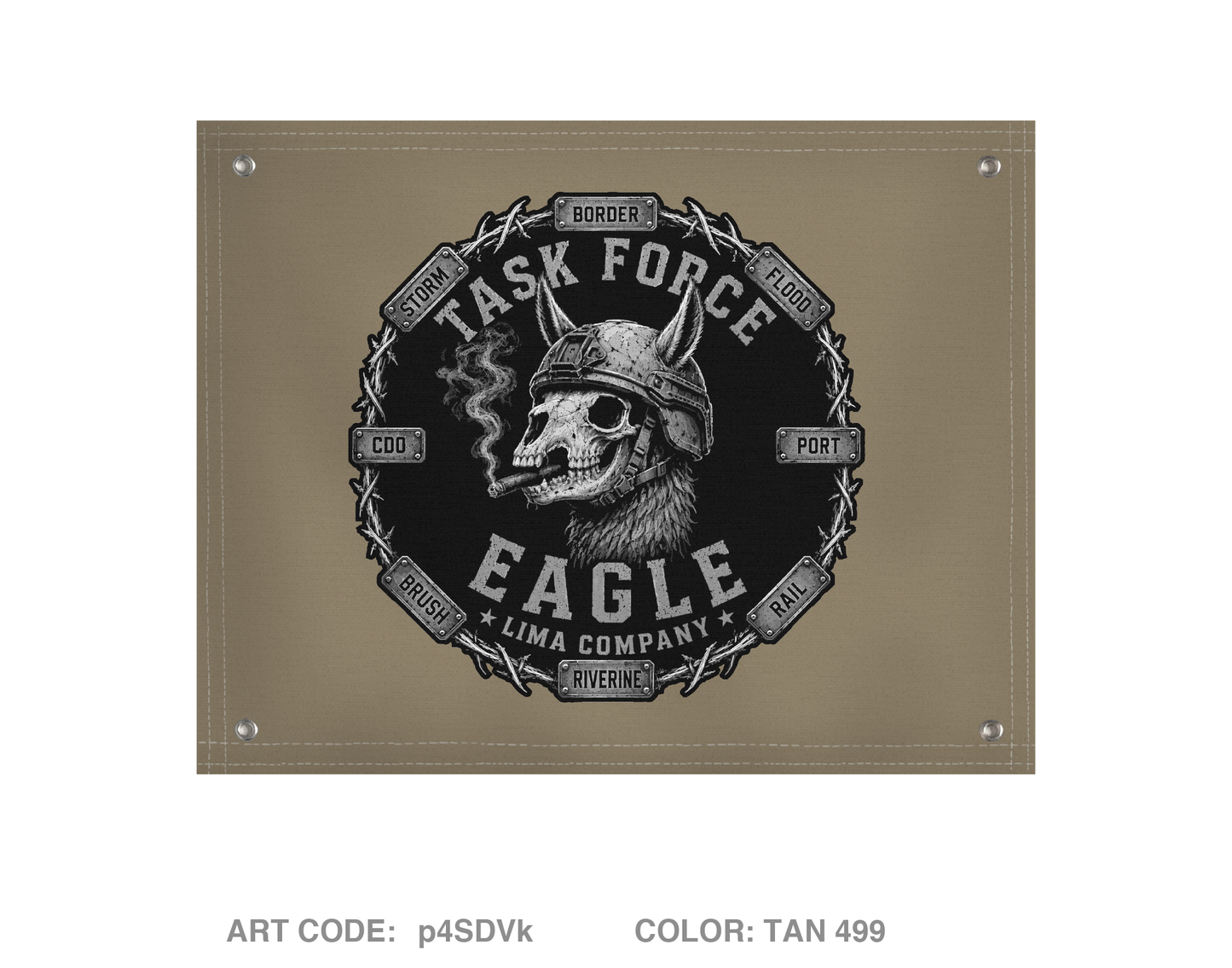 TF Eagle / Lima Company Banner Flag - p4SDVk
