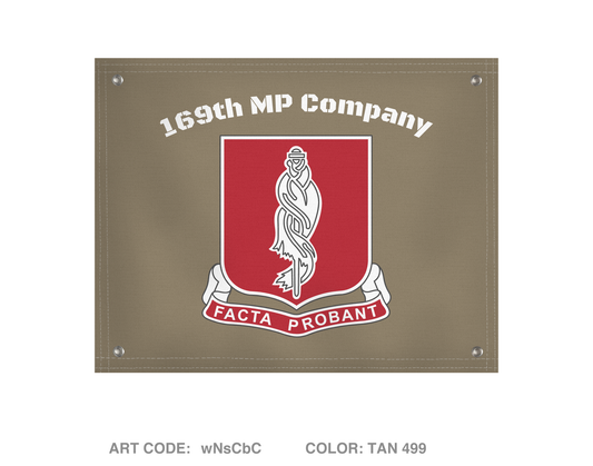 169th MP CO Store 1 Banner Flag - wNsCbC