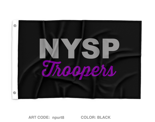 NYSP Wall Flag - npurt8
