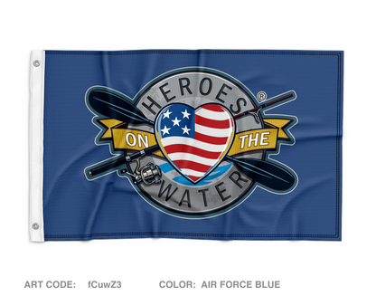 Heroes on the Water National Wall Flag