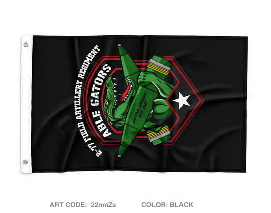 A BTRY 2-77 FA Wall Flag - 22nmZs