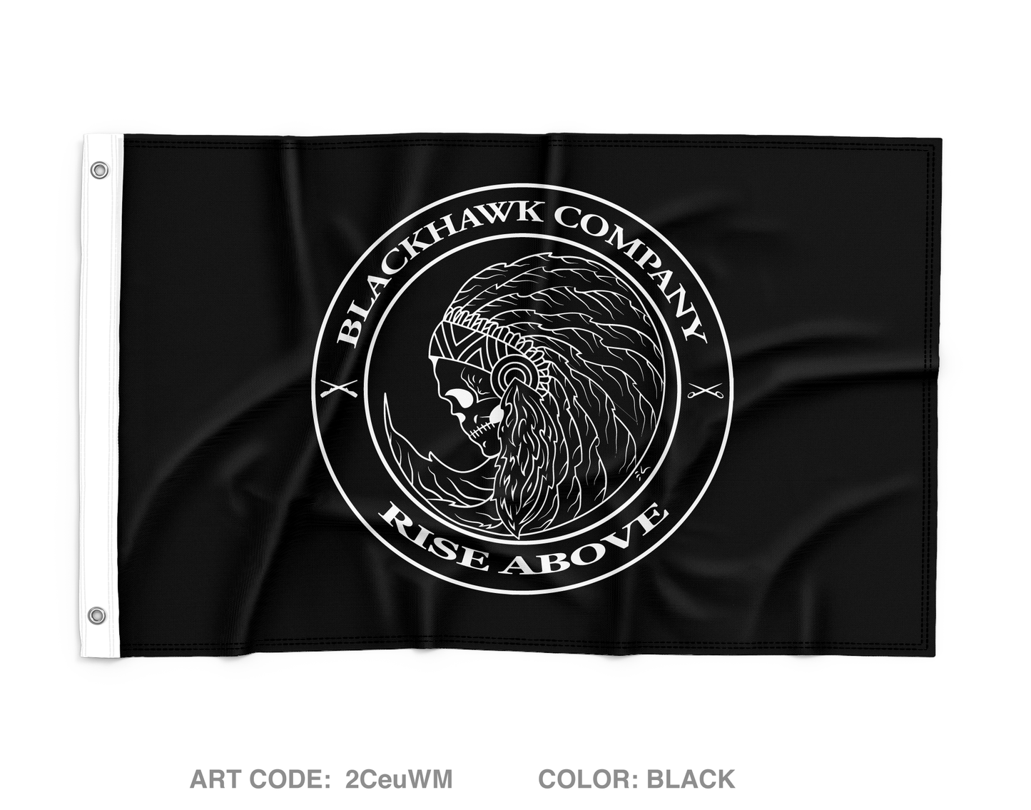 Blackhawk Company, 2-7 CAV, 3ABCT, 1CD Store 1 Wall Flag - 2CeuWM