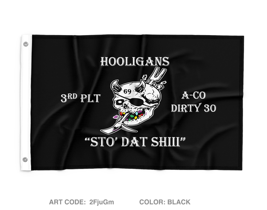 HOOLIGANS Store 1 Wall Flag - 2FjuGm